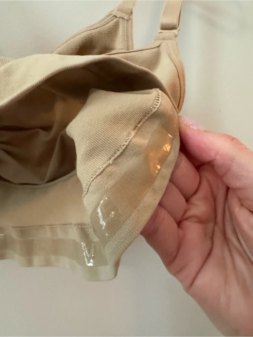SKIMS Seamless Wireless Bralette in Tan